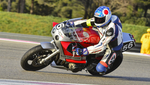 Richard Hubin au guidon de la Suzuki victorieuse de l'Endurance Classic