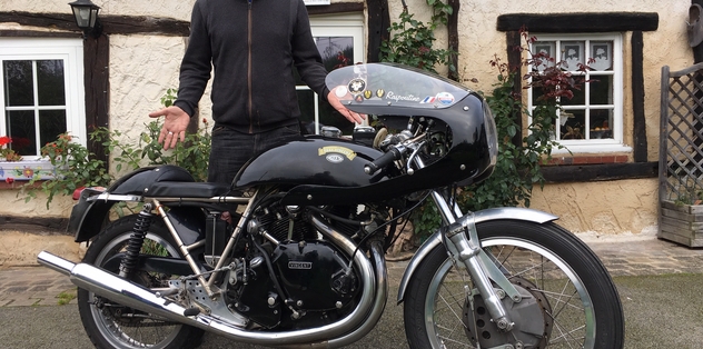 La moto de la semaine : Vincent Egli Godet 1000 Café Racer