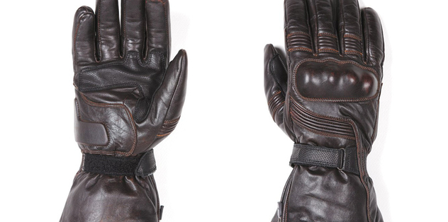 Gants Helston's Titan : cuir vintage en hiver