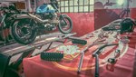 V7 II Scrambler, modèle emblématique et très tendance du Moto Guzzi Garage.